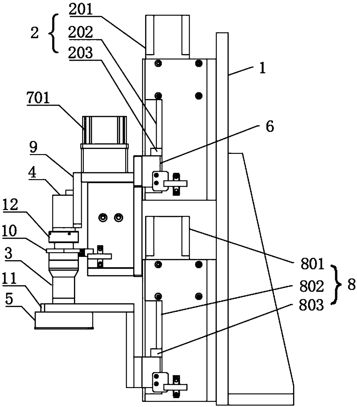 Appearance defect detection device based on 360 degrees of inner ring