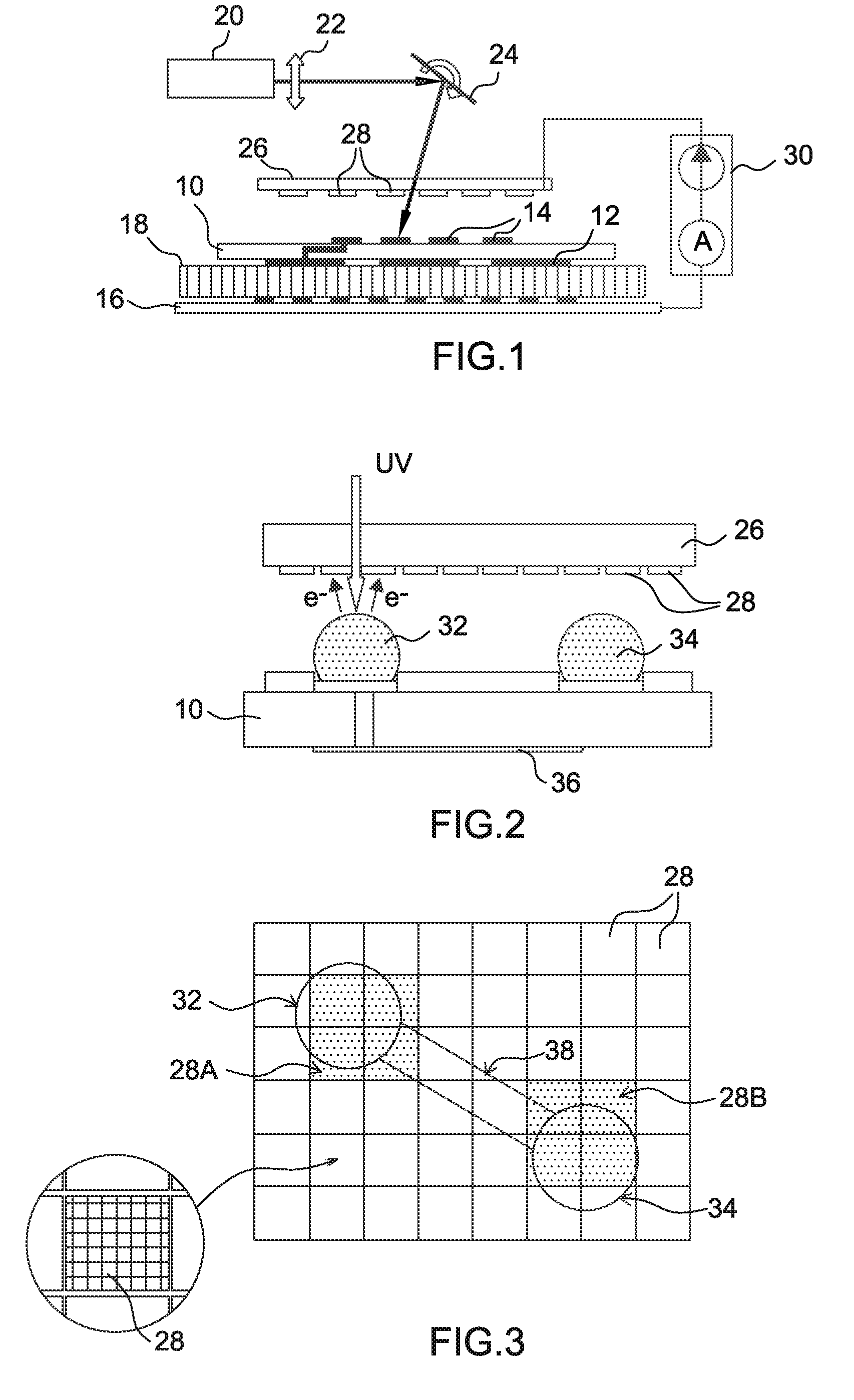 Non-contact electrical connections test device