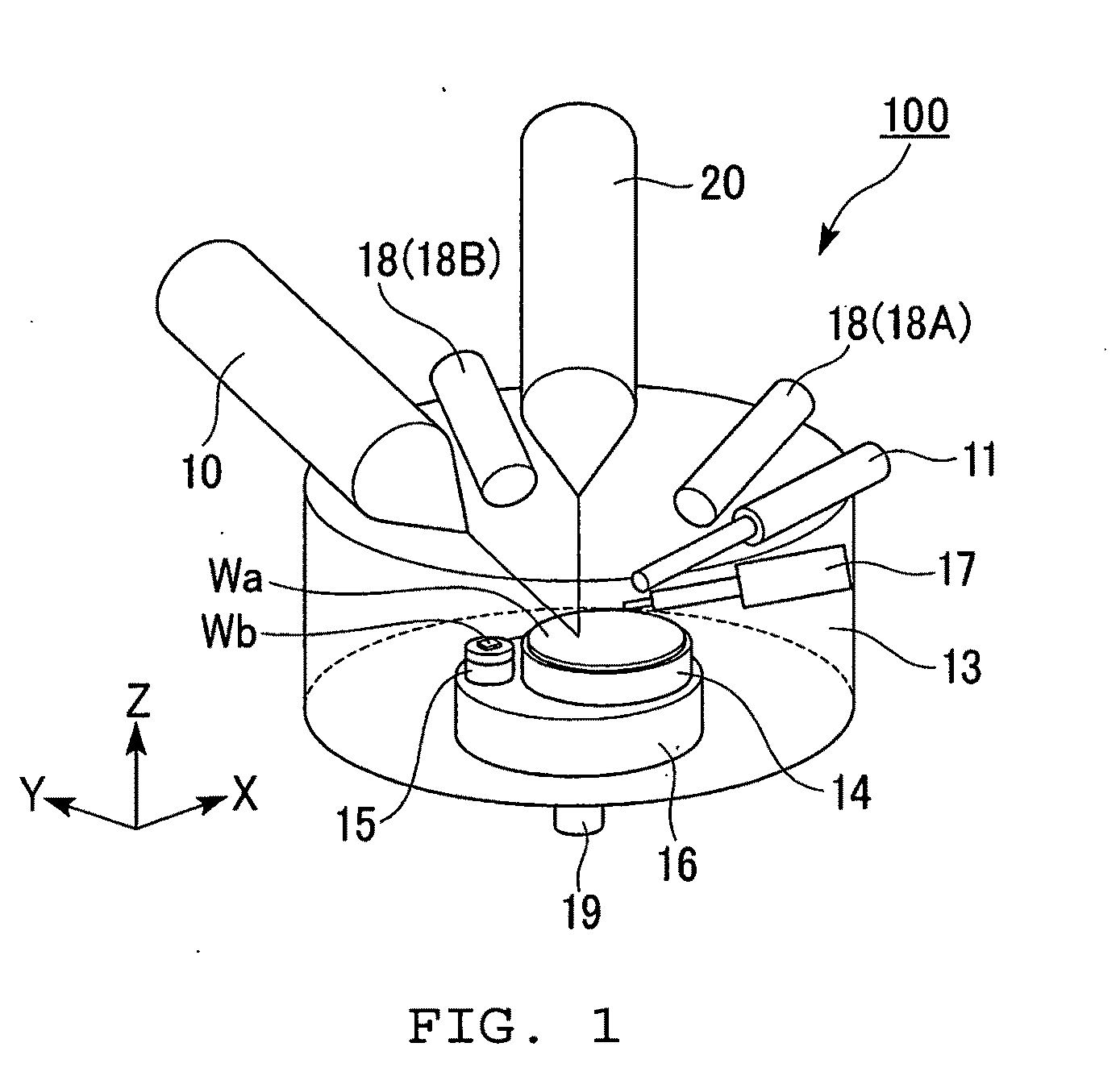 Composite focused ion beam device, and processing observation method and processing method using the same