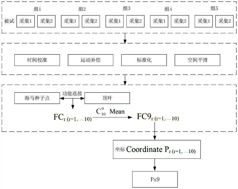 Cortical layer target spot determination method and device, electronic equipment and storage medium