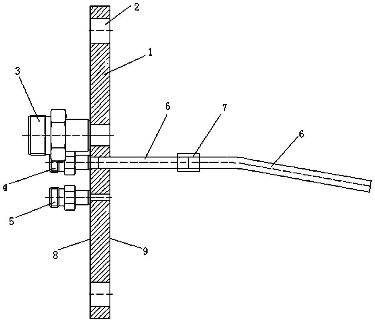 Blowback type valve low-temperature test plugging device and method