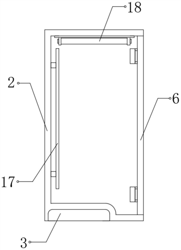 Hidden power distribution cabinet for smart home