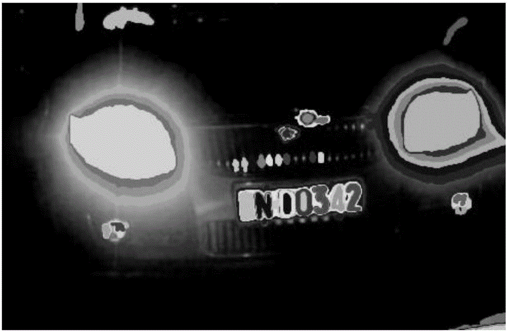 Night vehicle license plate positioning method based on maximally stable extremal region (MESR) and stroke width transformation (SWT) combination