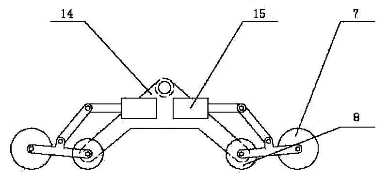 Small-sized variable crawler type search and rescue robot