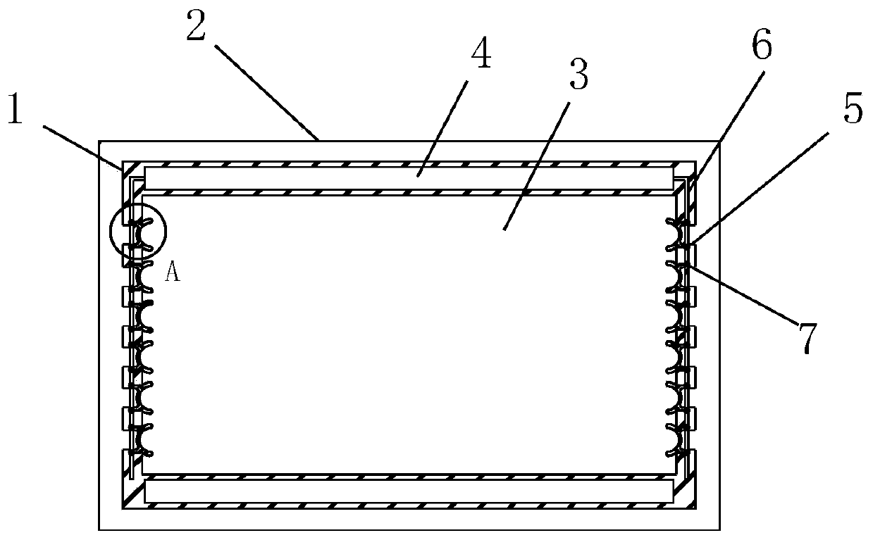 Cable shaft and cables applied into cable shaft