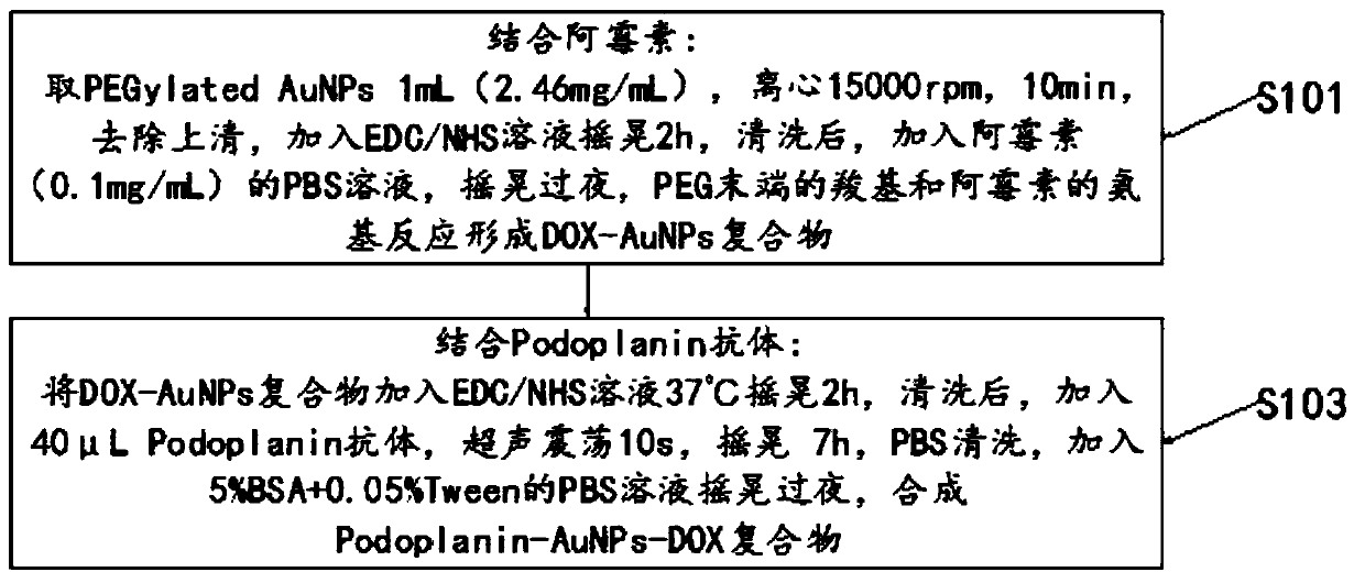 Photothermal therapy and chemical therapy combined targeted medicine delivery system and synthesis method