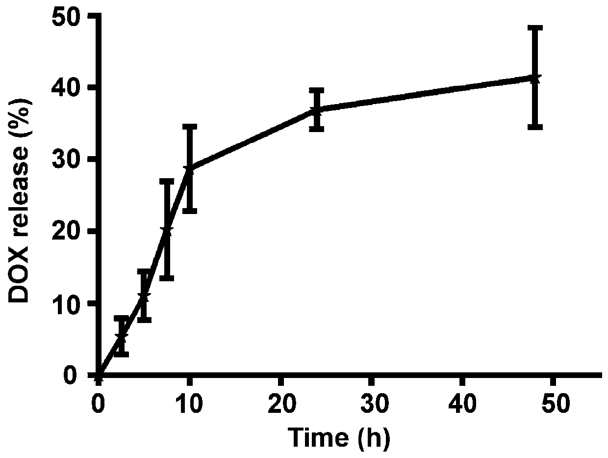 Photothermal therapy and chemical therapy combined targeted medicine delivery system and synthesis method