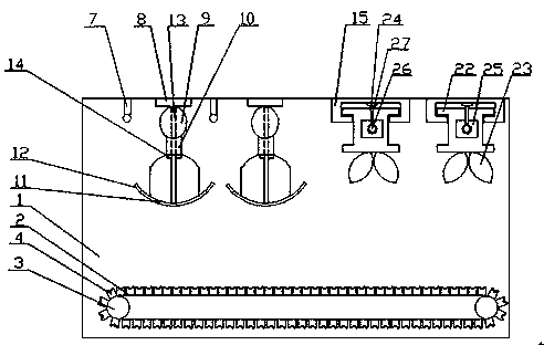 Cleaning device for cleaning gear shaft