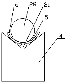 Cleaning device for cleaning gear shaft