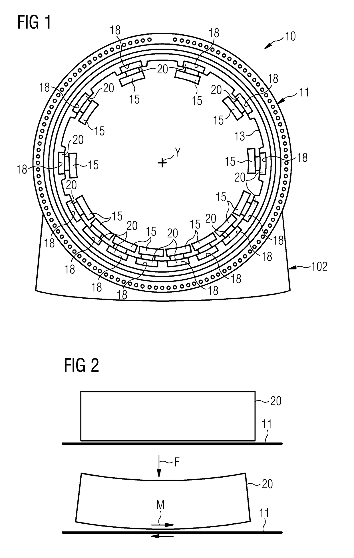 Fluid film bearing for a wind turbine