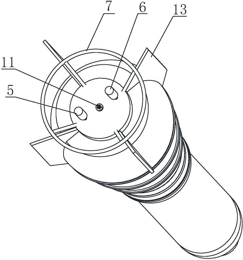 Load rejection type deep sea oceanic turbulence mixing profile measuring instrument