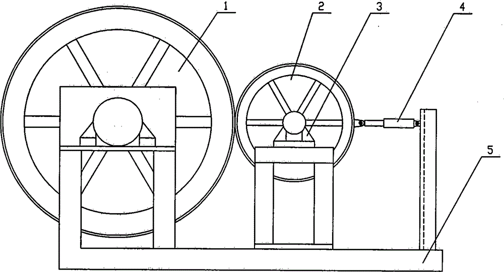 Impact friction test system for winding hoisting rope of kilometer deep shaft