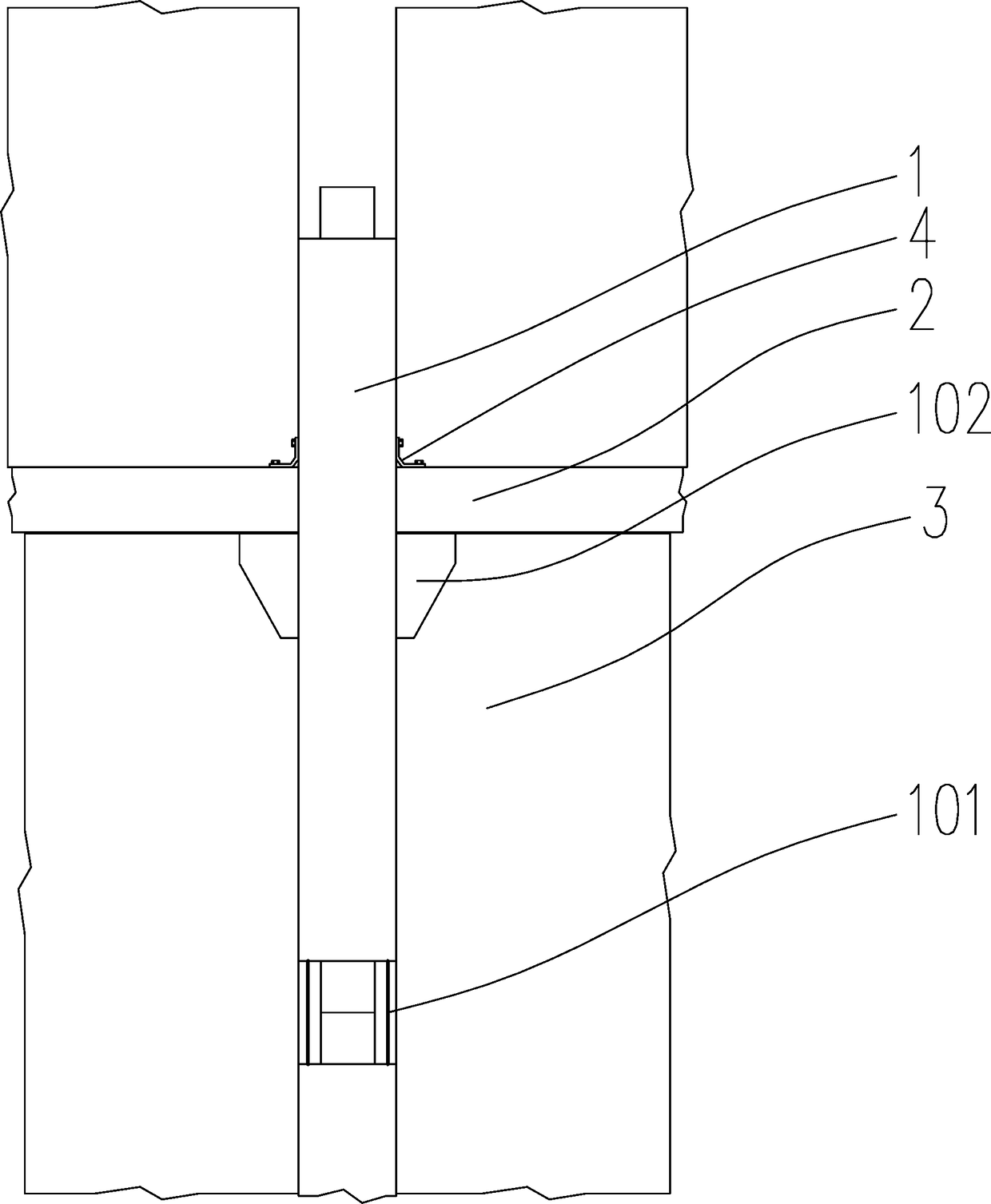 Dye-wet compositely-connected spliced building