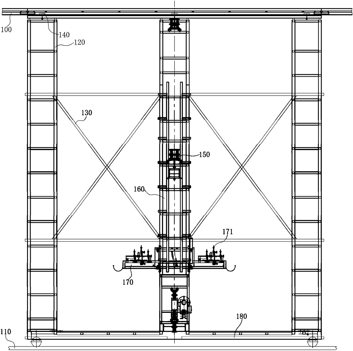 Projection screen optical coating spraying equipment