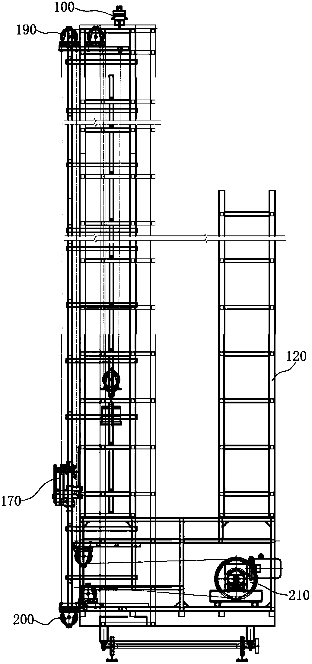 Projection screen optical coating spraying equipment