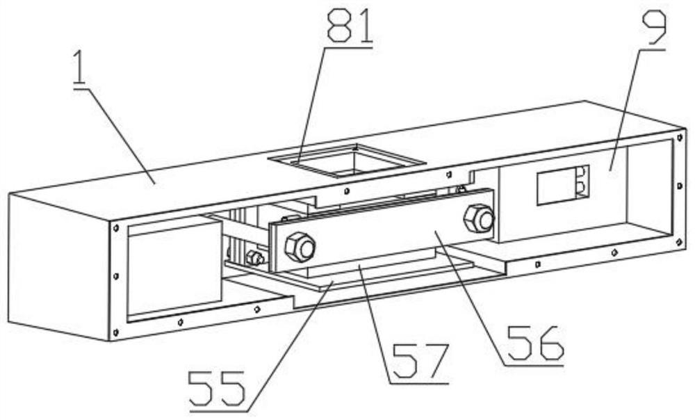 Ultrasonic monitoring device for residual stress of steel structure