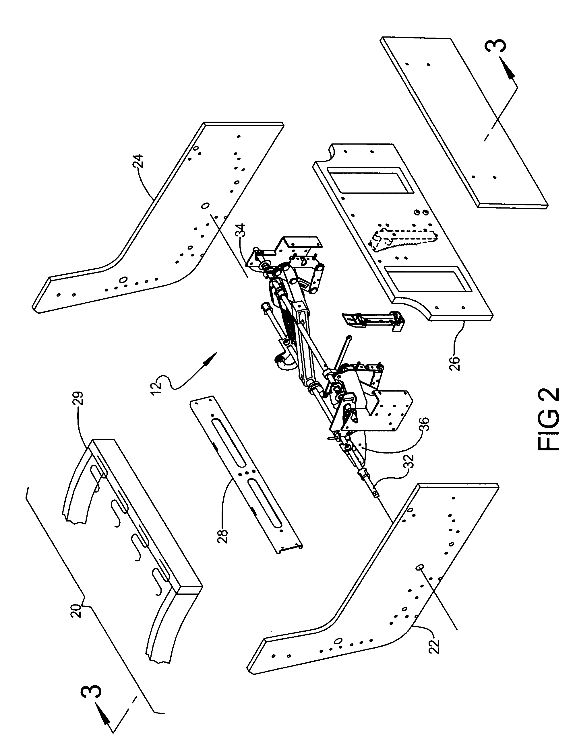 Multiple position leg rest mechanism