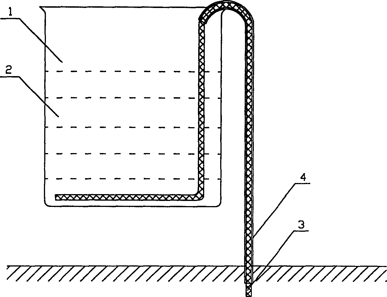 Capillary infiltrating irrigation device