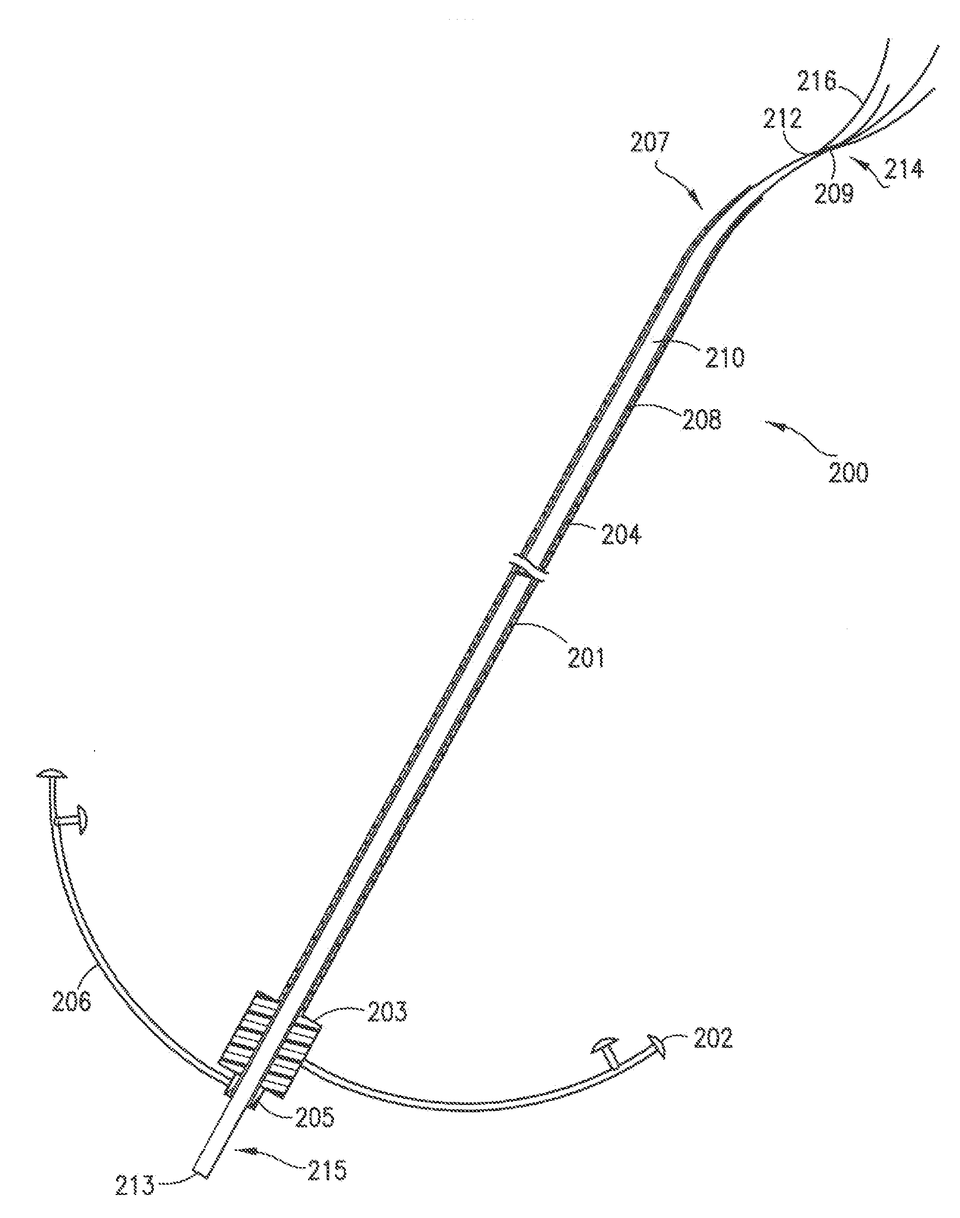 Transjugular intrahepatic portosystemic shunt device