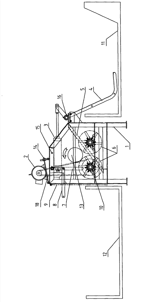 Sheep debristling machine