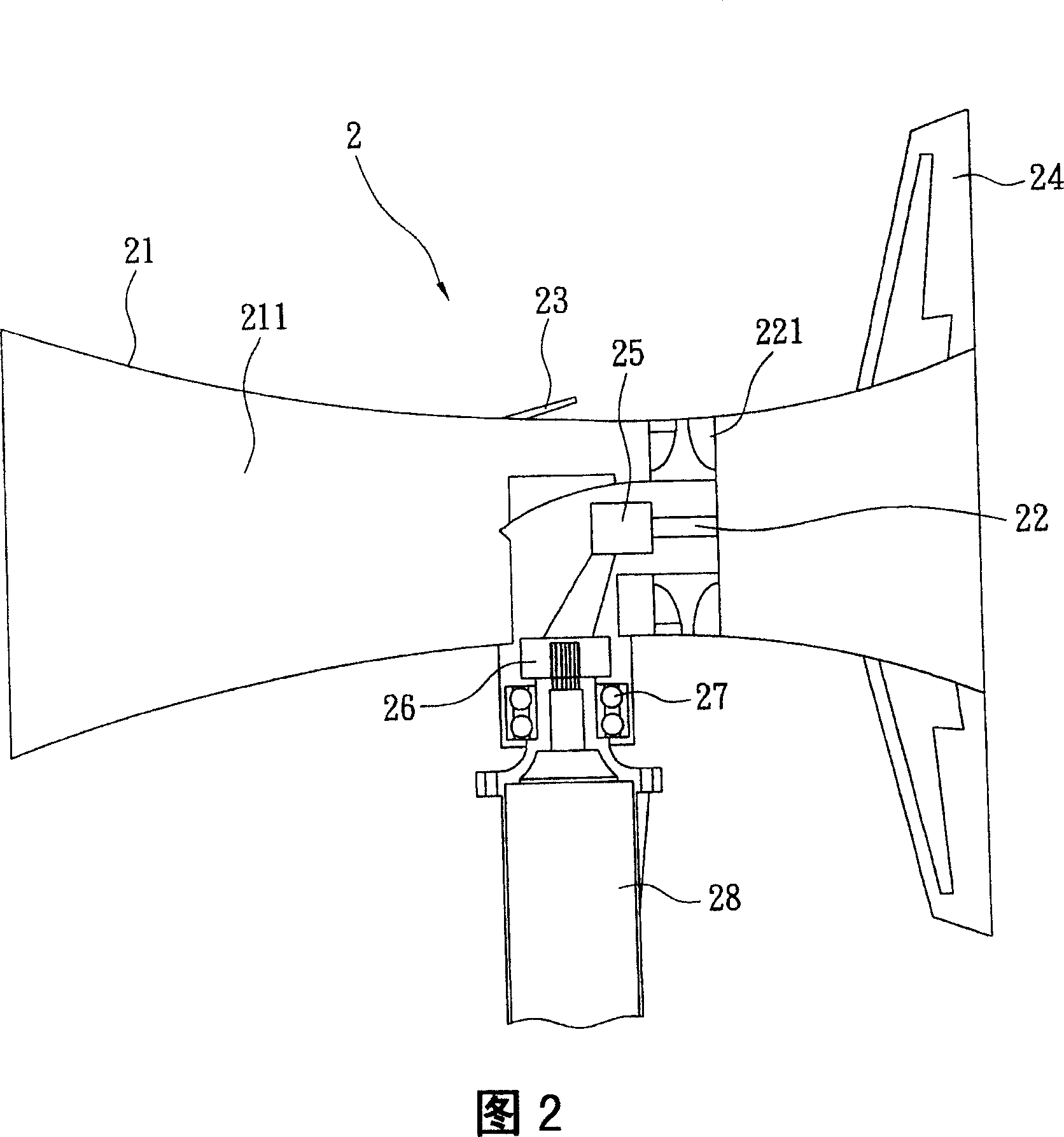 Wind tunnel convergent type power generator