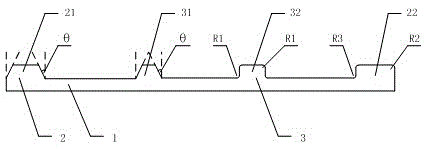 Processing method of specially-shaped thick and thin Clip parts