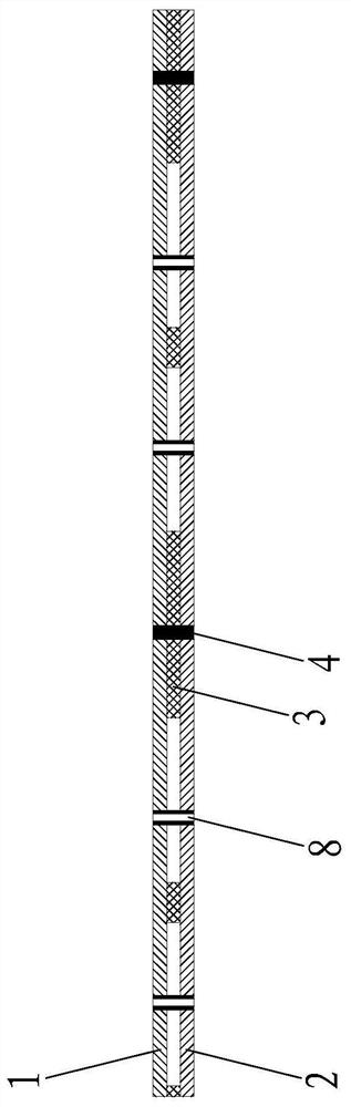 Elastic waistline non-woven fabric and production method thereof