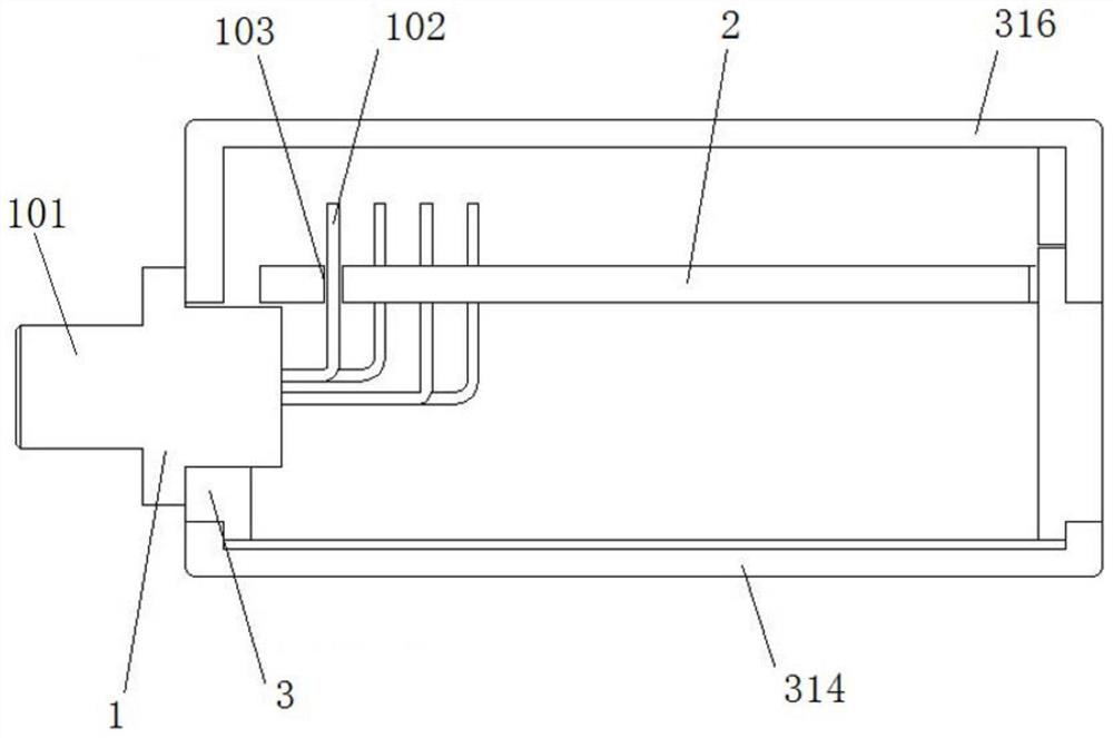 A space vehicle device and an installation method of a curved plug printed board connector