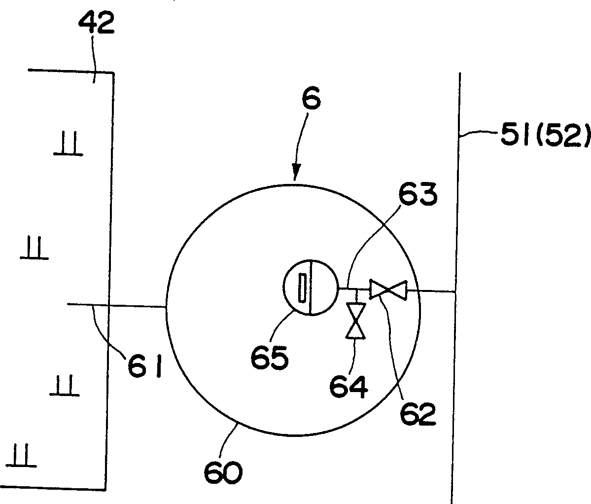 Water level regulating device for paddy field