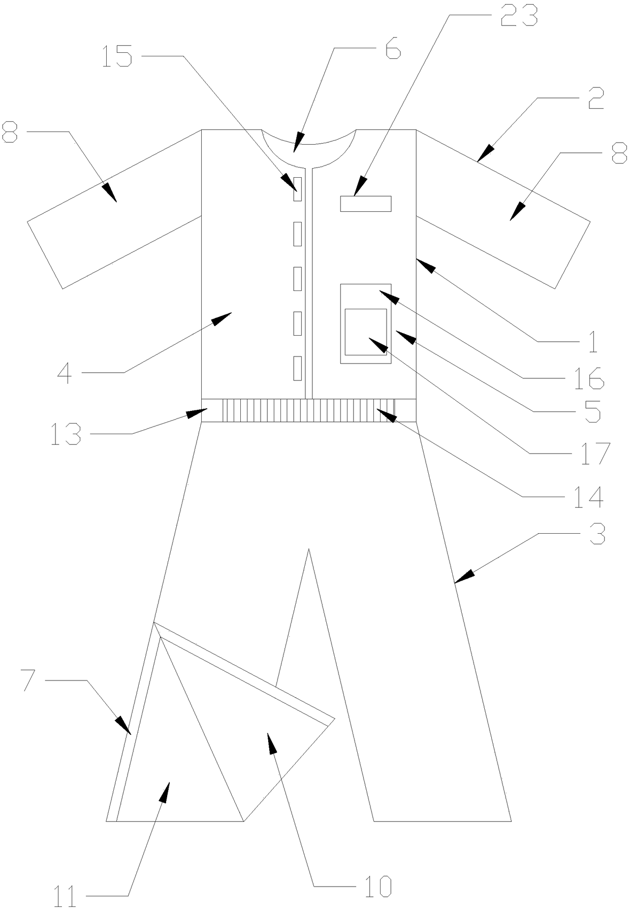 Portable nursing clothes