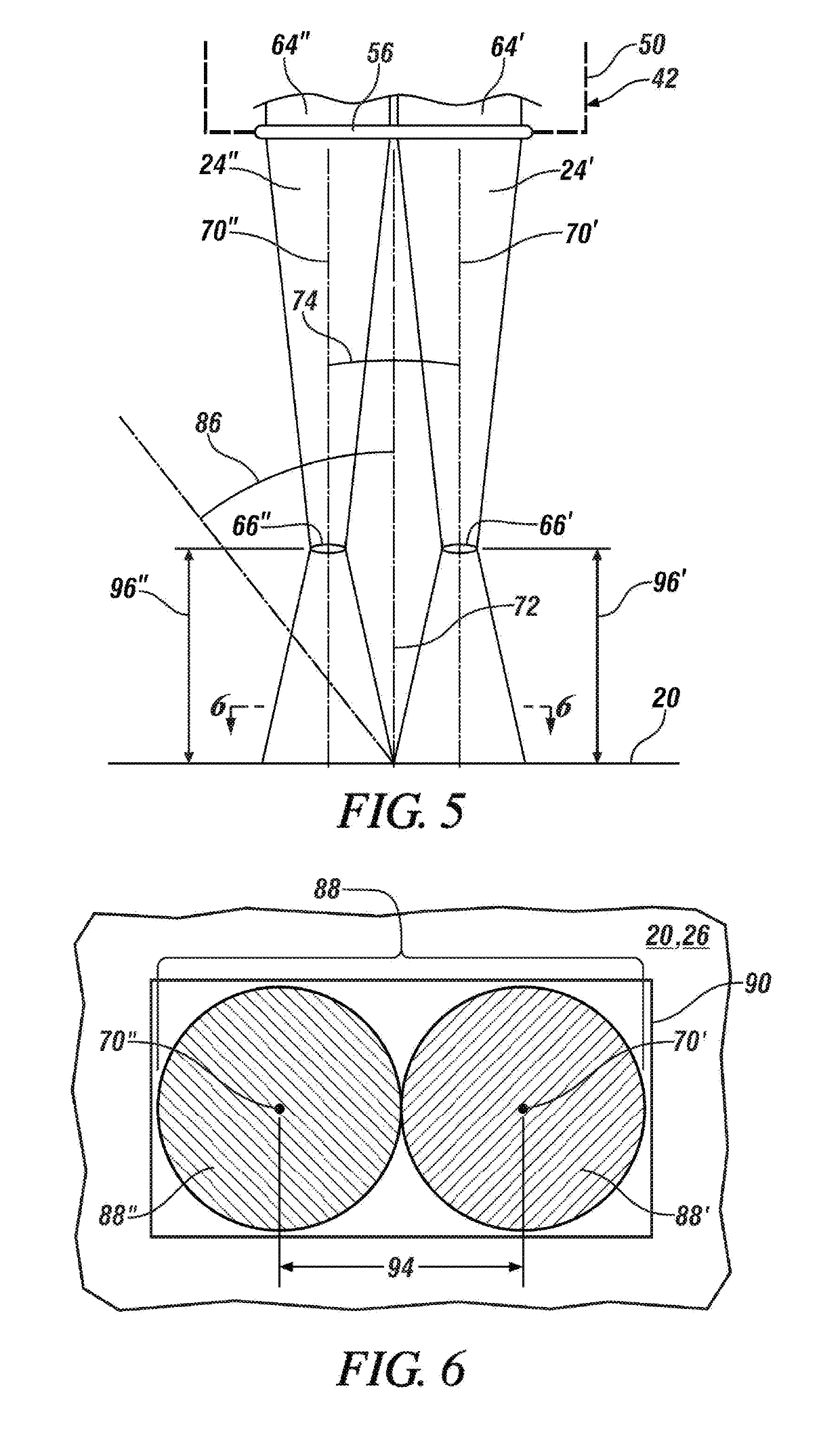 Multi-beam laser spot welding of coated steels