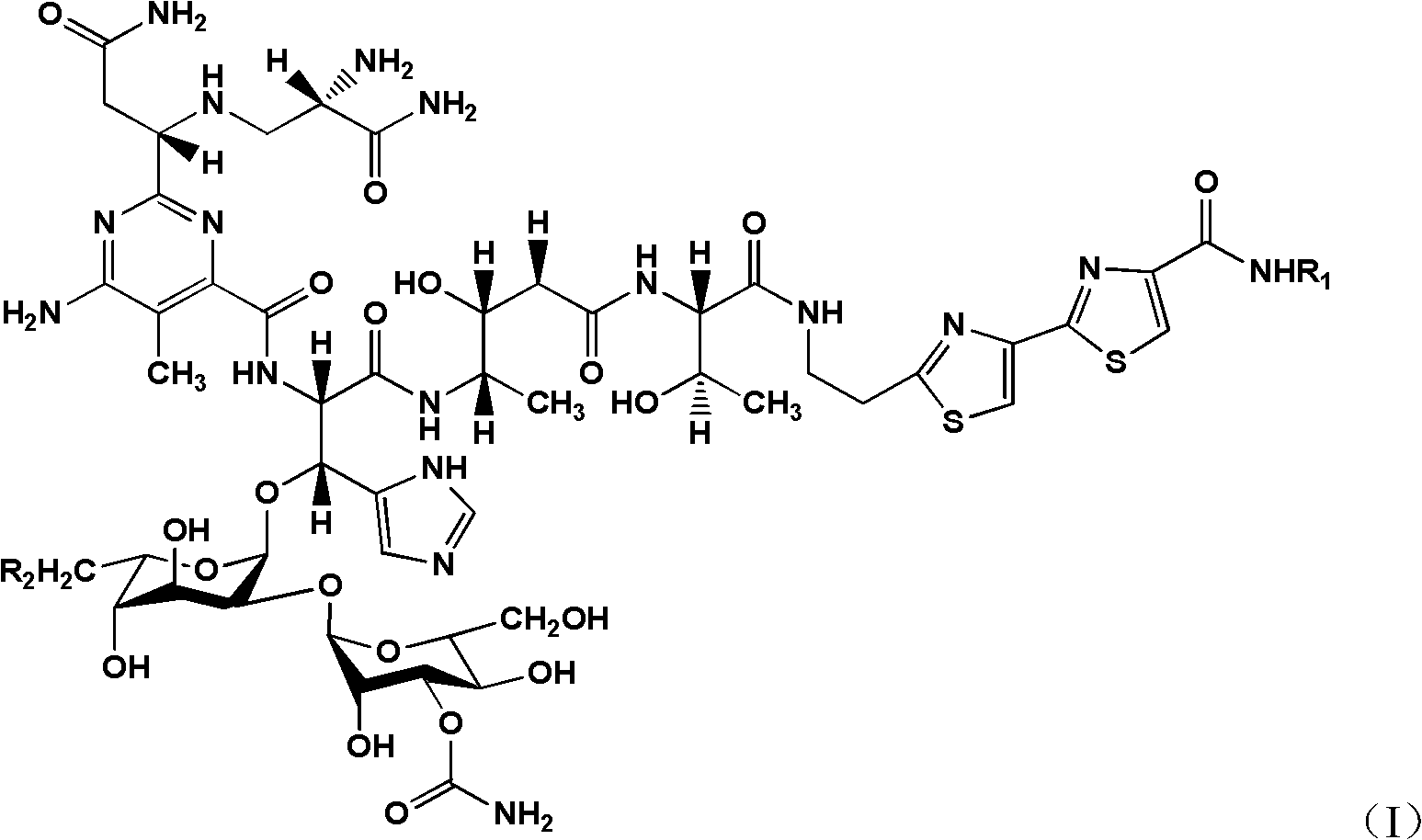 Bleomycin derivatives and anti-tumour activity thereof