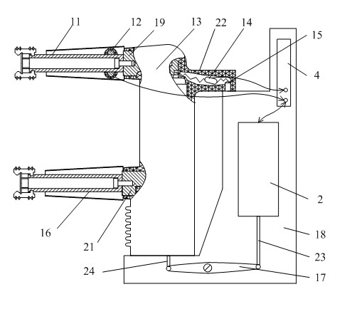 Medium-voltage integrated intelligent circuit breaker