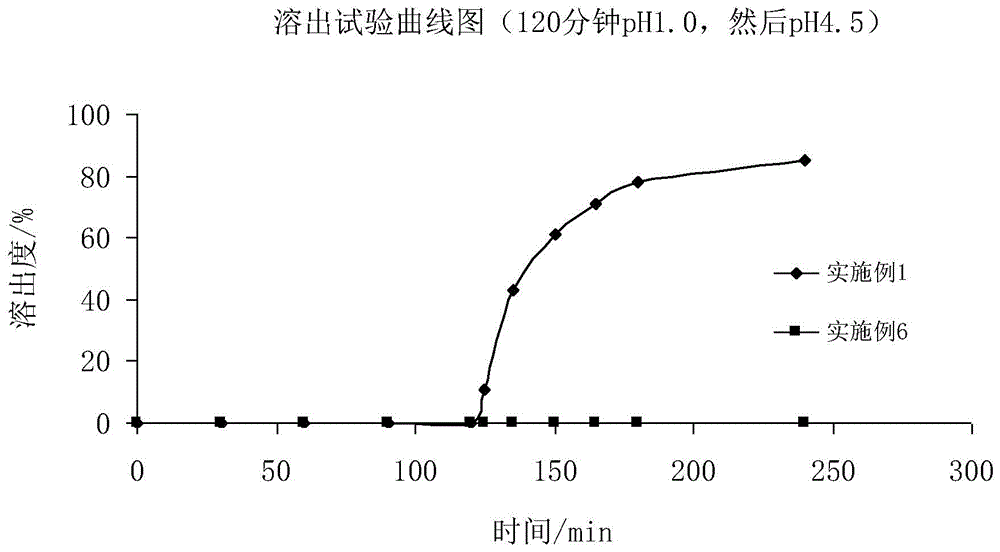 Fidaxomicin enteric-coated preparation