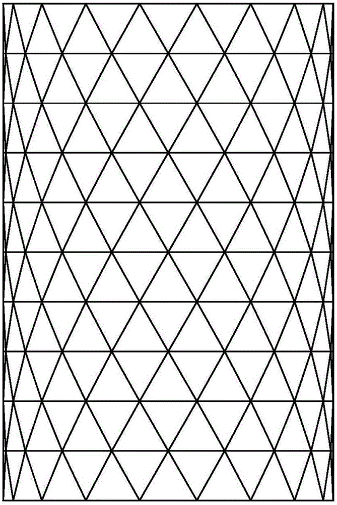 Combined structure composed of steel grid barrel, core barrel and radial flexible cable tray