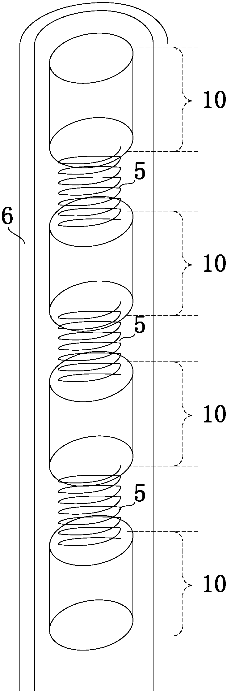 Electromagnetic bionic muscle fiber and electromagnetic bionic muscle group