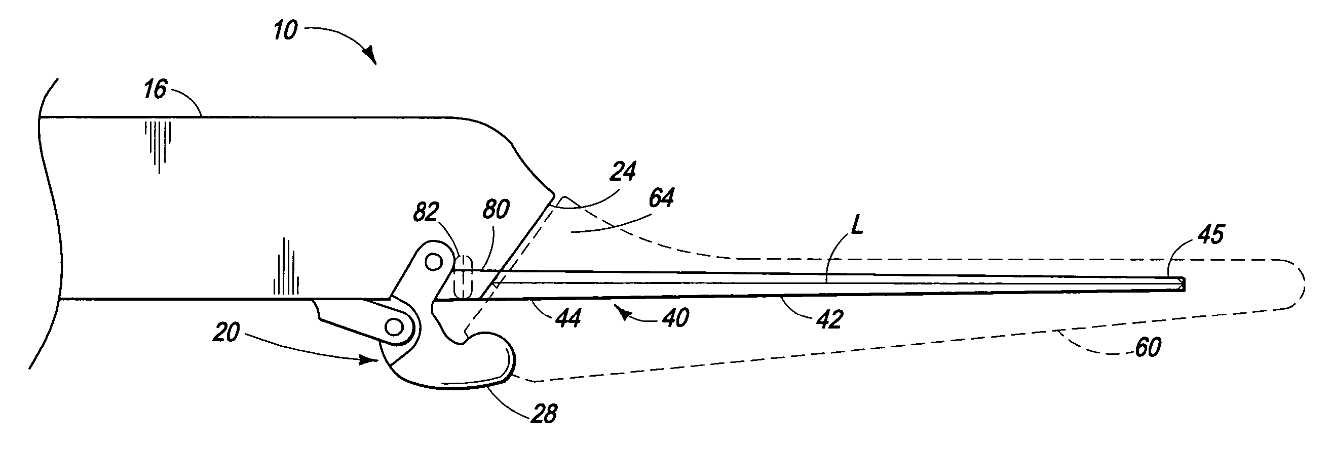 Surgical tool holder and disposable broach assembly