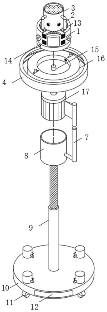 Portable modularized surveying and mapping data acquisition device