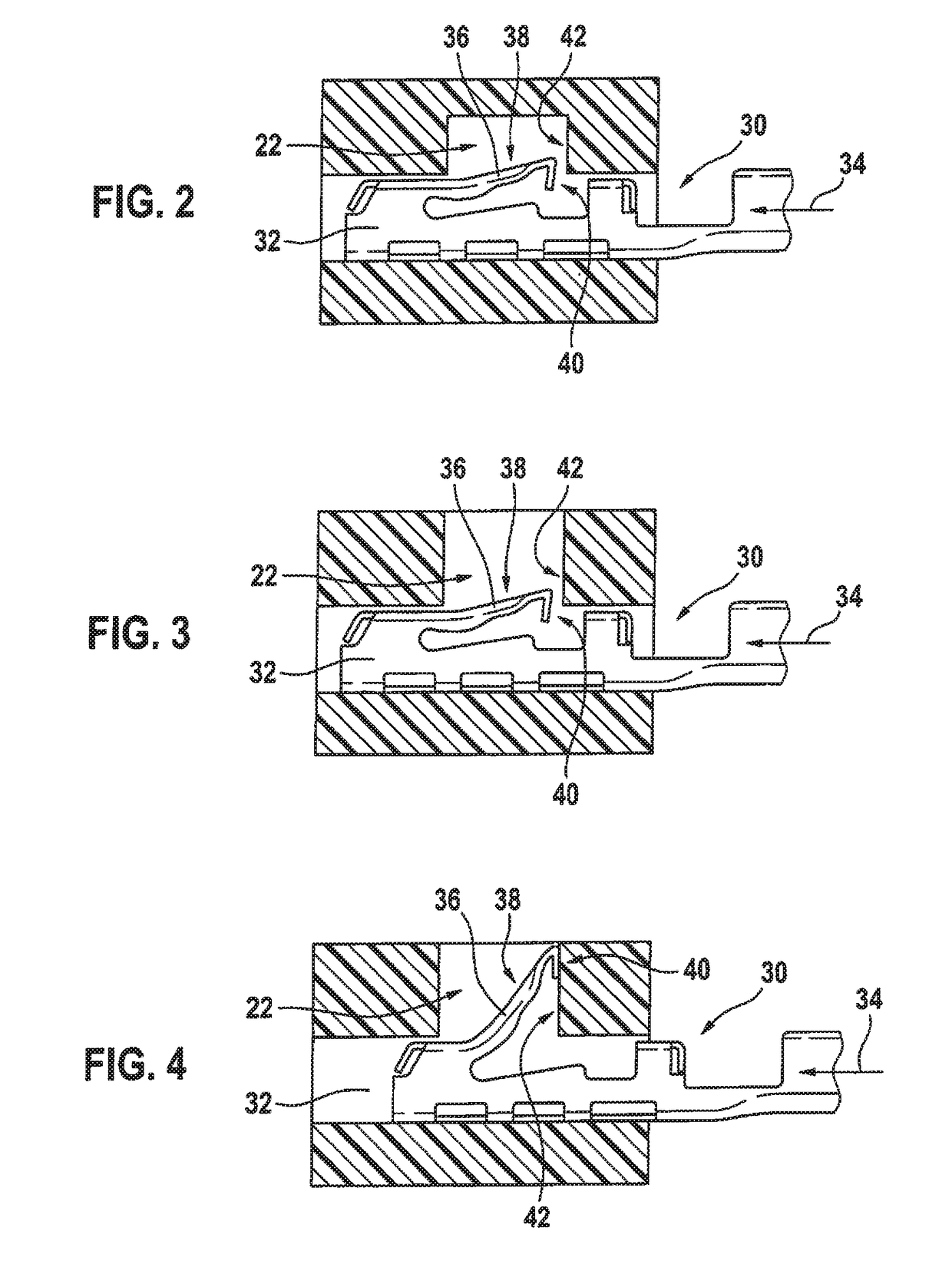 Catch element of a contact having a nose-shaped projection