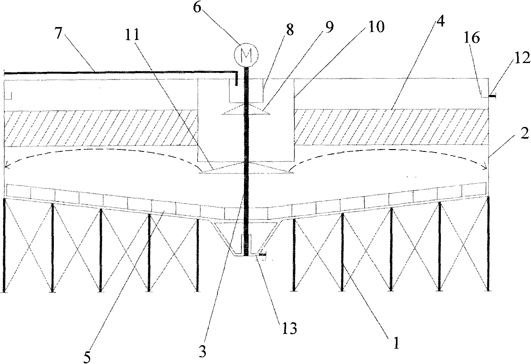 Sludge scraper for clarifier