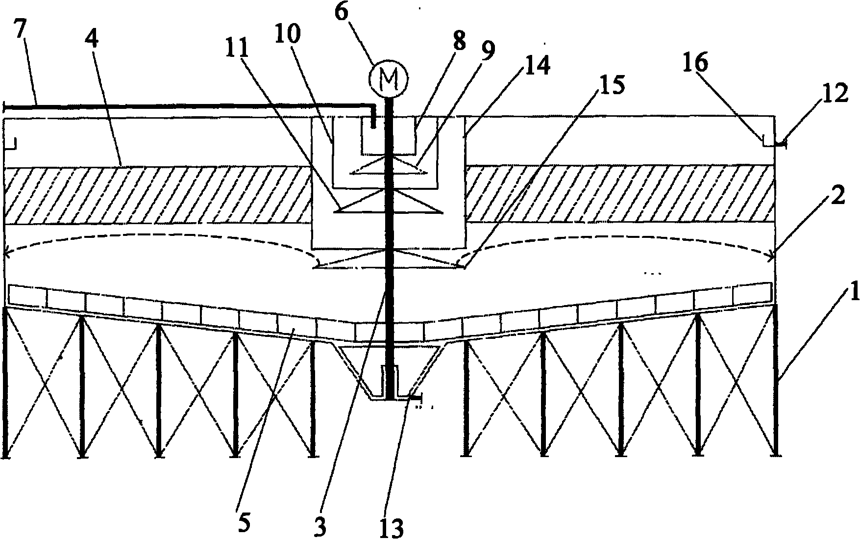 Sludge scraper for clarifier