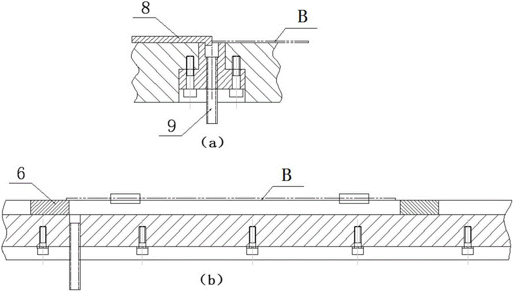 Welding device and method for titanium alloy sheets