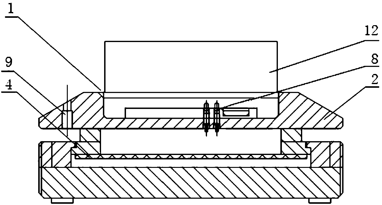 An electronic steel cylinder that detects the pressure change inside the beer bottle during the filling process