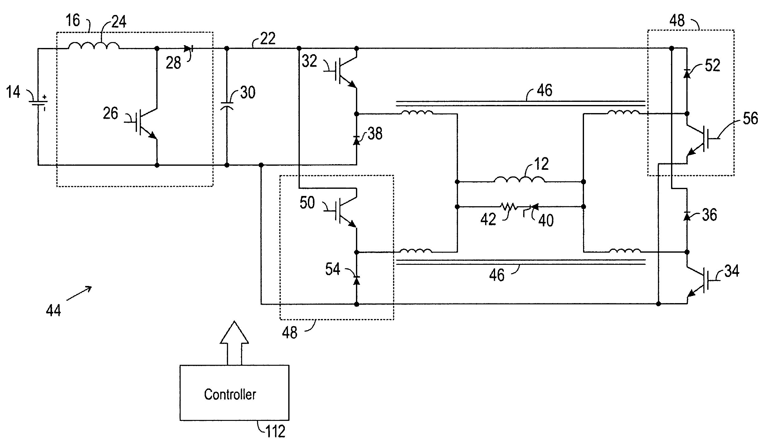 System and method for charging and discharging a superconducting coil