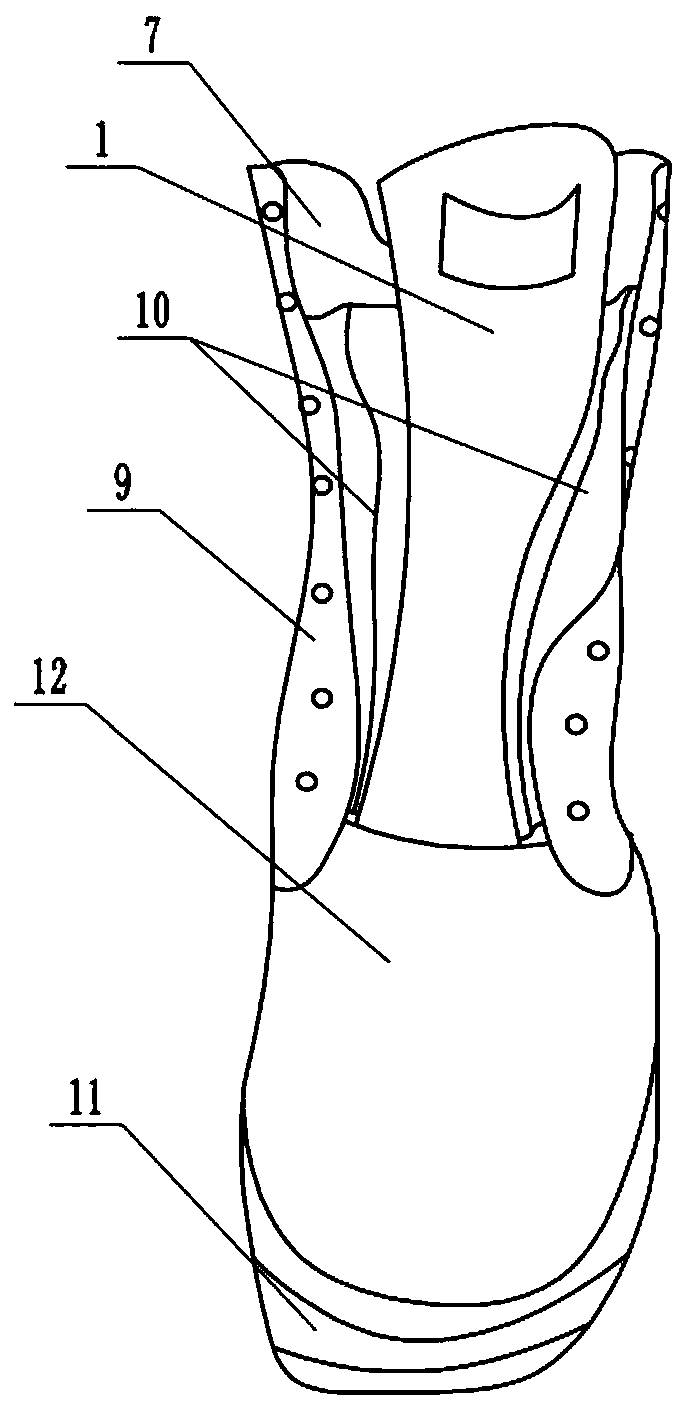 Rescue shoe with multiple protective functions