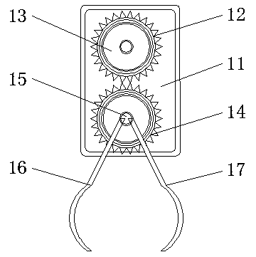 Combined clamping device for battery processing