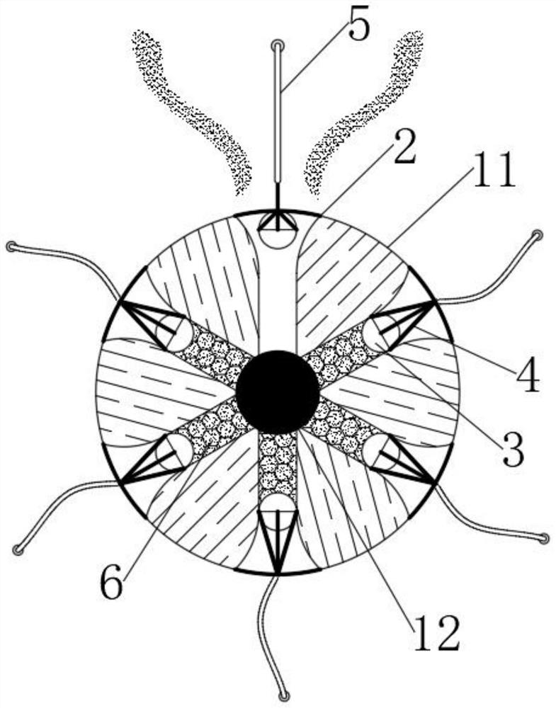 Fixed-point feeding method of feed for aquaculture