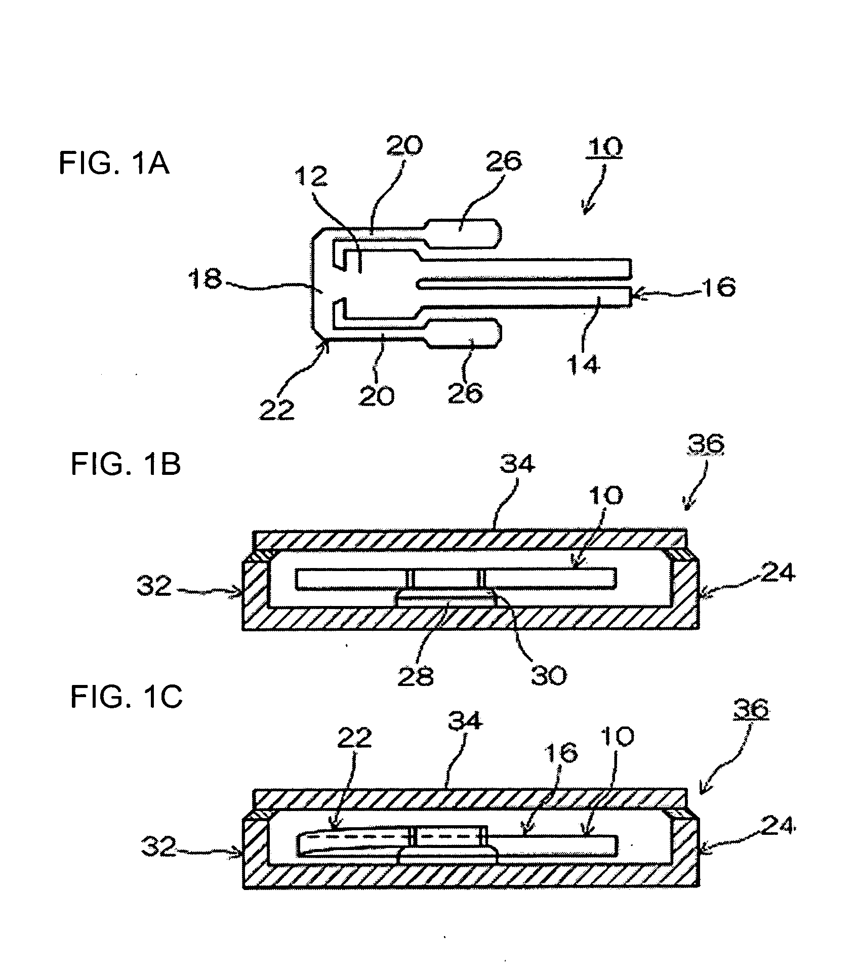 Tuning-fork type piezo-oscillator piece and mounting method thereof