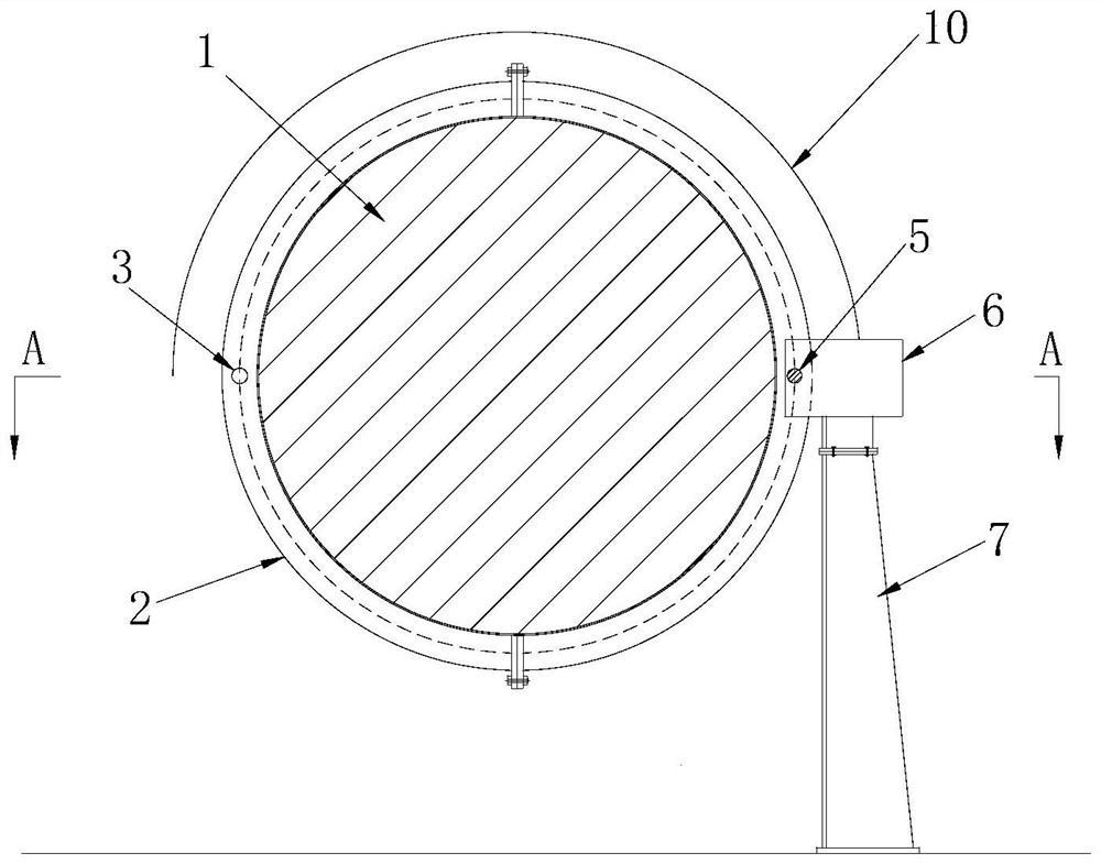 Shaft rotating speed measuring device