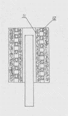 Automatic feeding medium-frequency diathermic furnace for forging automobile half axle